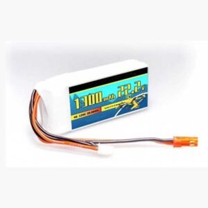 moPower 120C 1300mAh 6S 22.2V Lipo Battery Pack for Professional FPV Racing
