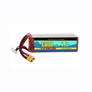 moPower 25C 6000mAh 2S 7.4V  Drone Battery Soft case Lipo Battery