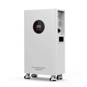 moPower All-in-one Inverter&Battery System 5KWh 8kWh LiFePO4 Battery With Movable Rotating Wheels