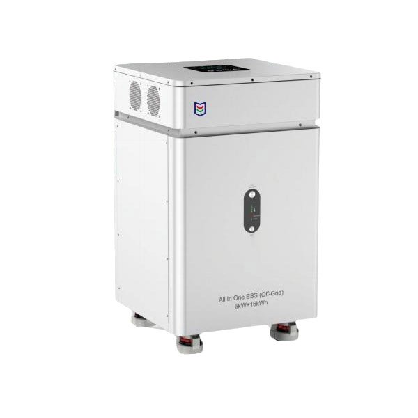 moPower 6KW +16KWH All-in-One Solar Energy Storage System | Hybrid Inverter ESS with 51.2V Lithium Battery