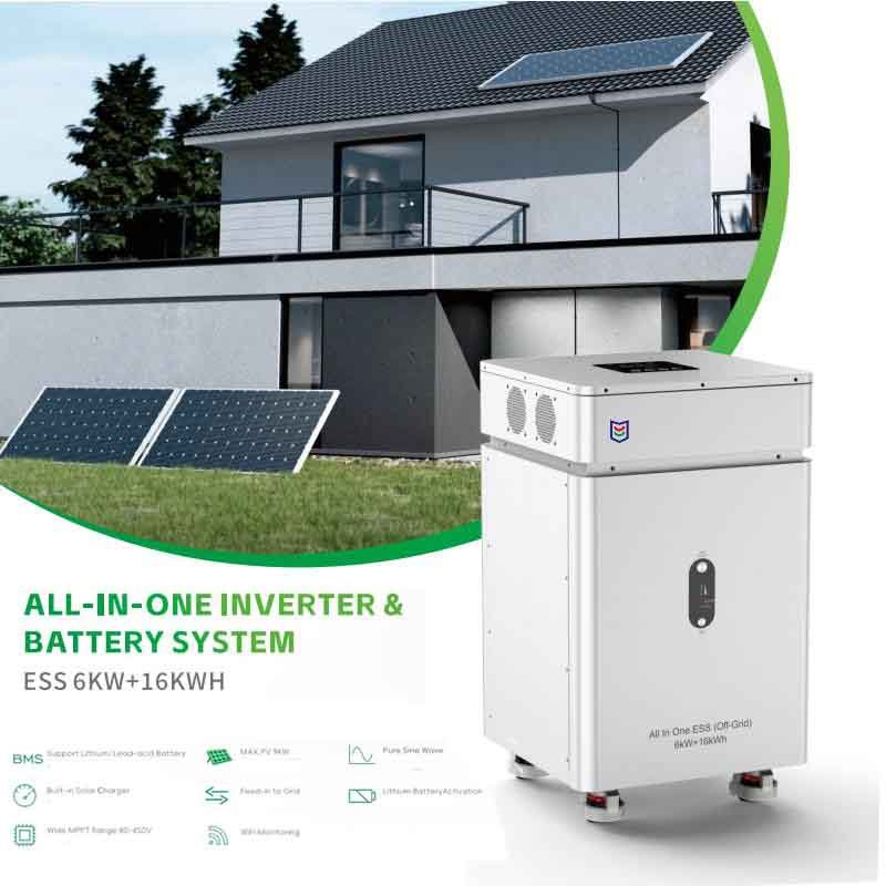 moPower 6KW +16KWH All-in-One Solar Energy Storage System | Hybrid Inverter ESS with 51.2V Lithium Battery - Image 2